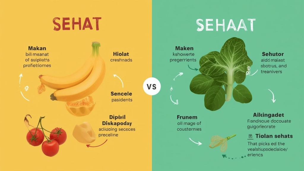 Perbandingan Gaya Hidup Sehat vs Tidak Sehat: Pola Makan, Aktivitas, & Dampak Psikologis